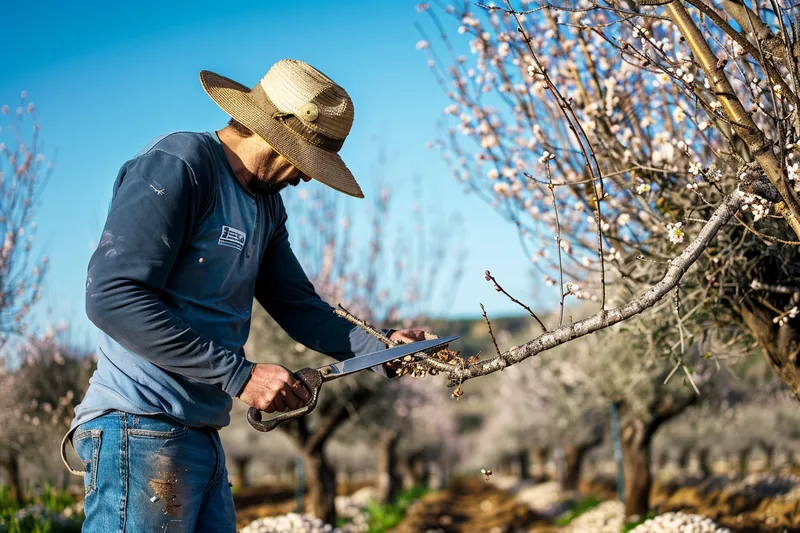 como podar almendros